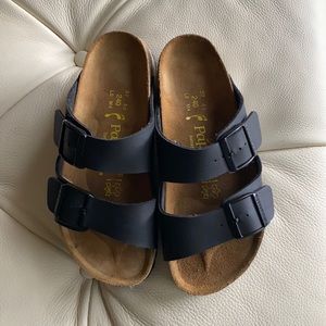 Platform Birkenstock sandals
